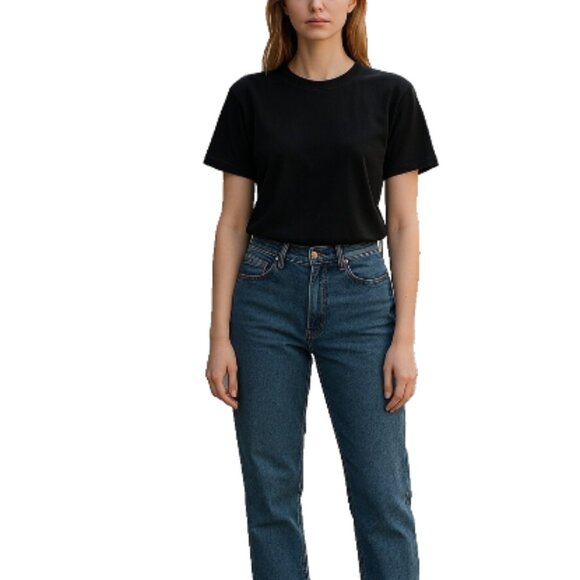 Focus Lifestyle Womens Jeans Sz 10 Blue Denim Slim Fit Stretch Plain Back Pocket - Picture 9 of 13